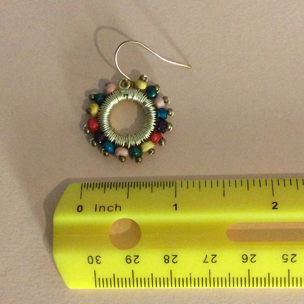 Boho Hoop Earrings - Picture 3 of 3